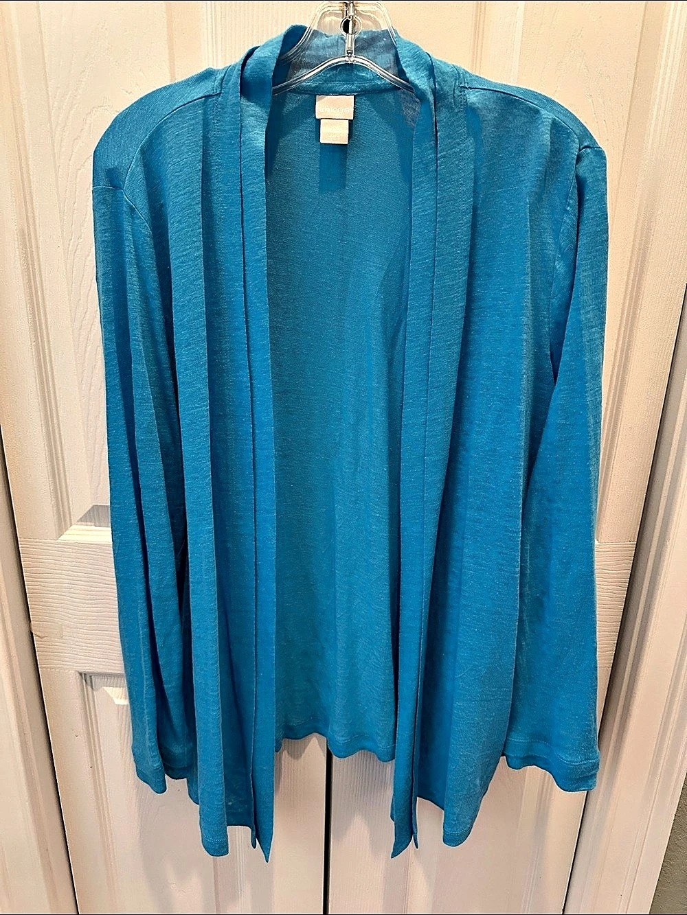Chico's Women's Blue Cardigan Size 2 Like New